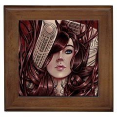 Beautiful Women Fantasy Art Framed Tiles by BangZart