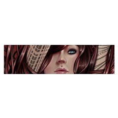 Beautiful Women Fantasy Art Satin Scarf (oblong)