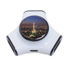 Paris At Night 3-port Usb Hub by BangZart