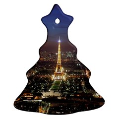 Paris At Night Ornament (christmas Tree)  by BangZart