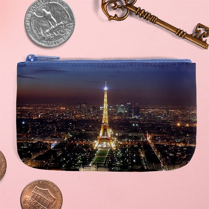 Paris At Night Large Coin Purse