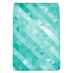 Bright Blue Turquoise Polygonal Background Flap Covers (s)  by TastefulDesigns