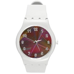 80sraveparty Round Plastic Sport Watch (m)