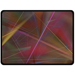 80sraveparty Double Sided Fleece Blanket (large) 