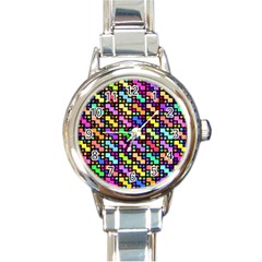 80sblox Round Italian Charm Watch