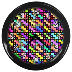 80sblox Wall Clocks (black) by designsbyamerianna