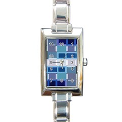 Blockedin Rectangle Italian Charm Watch