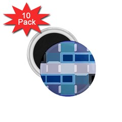 Blockedin 1 75  Magnets (10 Pack)  by designsbyamerianna