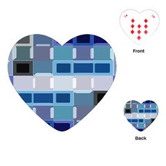 Blockedin Playing Cards (heart)  by designsbyamerianna