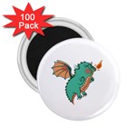 Baby Dragon - cowcow 2.25  Button Magnet (100 pack) Front