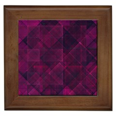 Pinkpunkplaid Framed Tiles