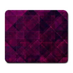 Pinkpunkplaid Large Mousepads