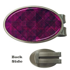 Pinkpunkplaid Money Clips (oval) 