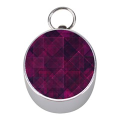 Pinkpunkplaid Mini Silver Compasses