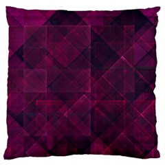 Pinkpunkplaid Large Flano Cushion Case (one Side)