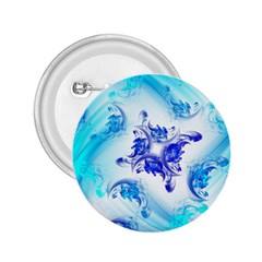 Summer Ice Flower 2.25  Buttons