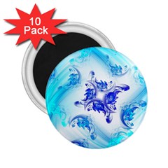 Summer Ice Flower 2.25  Magnets (10 pack) 