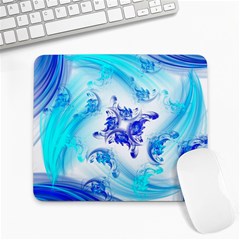 Summer Ice Flower Large Mousepads