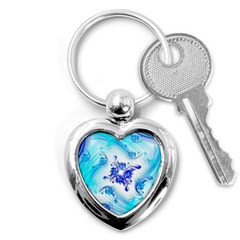 Summer Ice Flower Key Chains (Heart) 