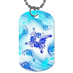 Summer Ice Flower Dog Tag (One Side)