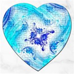 Summer Ice Flower Jigsaw Puzzle (Heart) Front