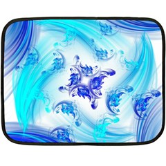 Summer Ice Flower Fleece Blanket (Mini)