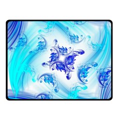 Summer Ice Flower Fleece Blanket (Small)