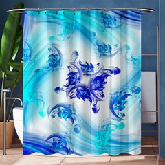 Summer Ice Flower Shower Curtain 60  x 72  (Medium) 