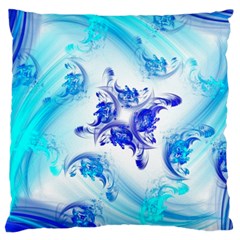 Summer Ice Flower Large Cushion Case (One Side)