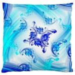 Summer Ice Flower Large Cushion Case (Two Sides) Front