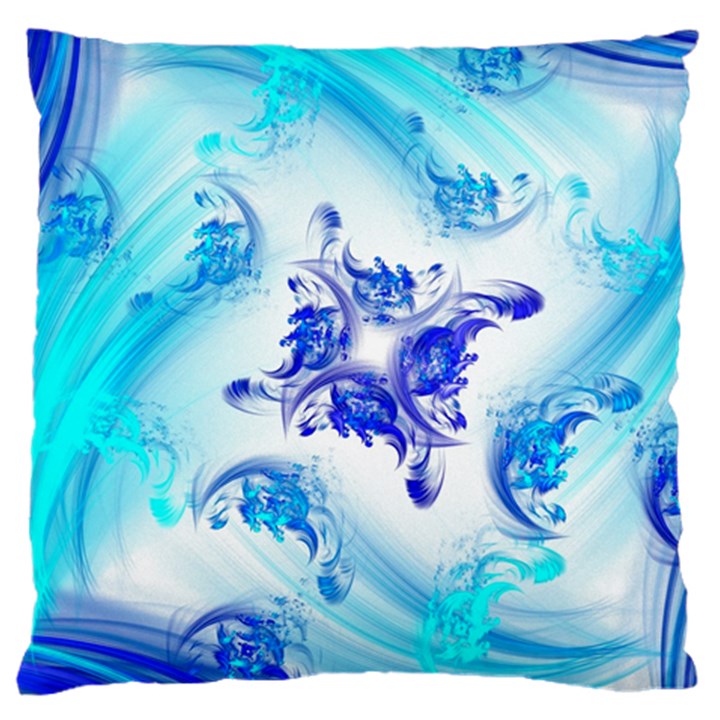 Summer Ice Flower Large Cushion Case (Two Sides)