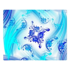 Summer Ice Flower Double Sided Flano Blanket (Large) 