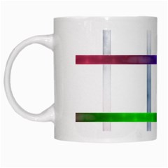 Blurred Lines White Mugs by designsbyamerianna