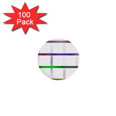 Blurred Lines 1  Mini Buttons (100 Pack) 