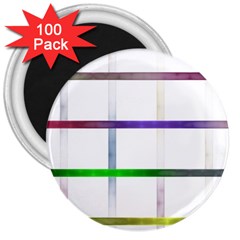 Blurred Lines 3  Magnets (100 Pack) by designsbyamerianna