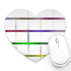 Blurred Lines Heart Mousepads by designsbyamerianna