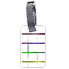 Blurred Lines Luggage Tags (one Side)  by designsbyamerianna