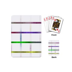 Blurred Lines Playing Cards (mini)  by designsbyamerianna