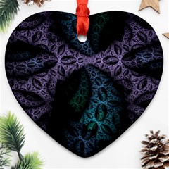 Leeches Heart Ornament (two Sides) by designsbyamerianna