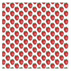 Fruit Strawberry Pattern  Large Satin Scarf (square)