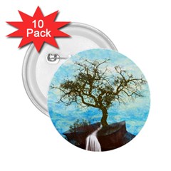 Single Tree 2 25  Buttons (10 Pack)  by berwies