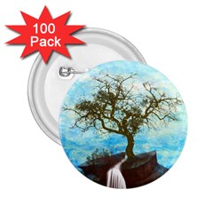 Single Tree 2 25  Buttons (100 Pack)  by berwies