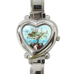 Single Tree Heart Italian Charm Watch by berwies