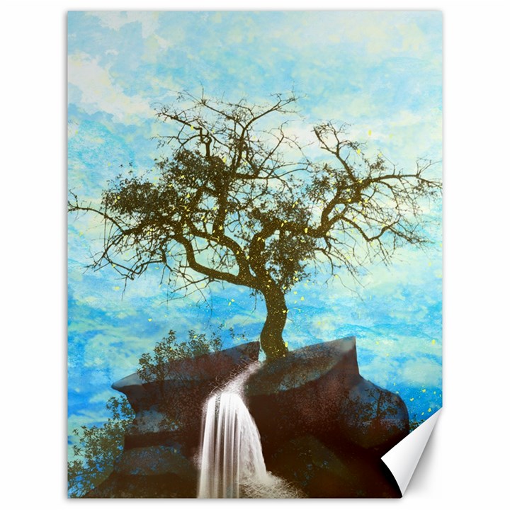 single tree Canvas 12  x 16  