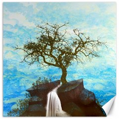 Single Tree Canvas 16  X 16  