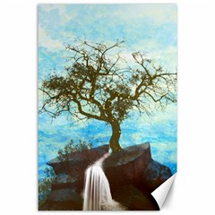 Single Tree Canvas 24  X 36 