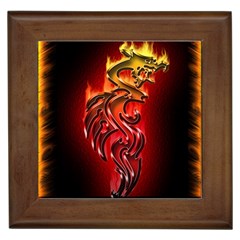 Dragon Fire Framed Tiles