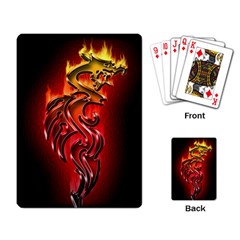 Dragon Fire Playing Card by BangZart