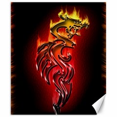 Dragon Fire Canvas 20  X 24  