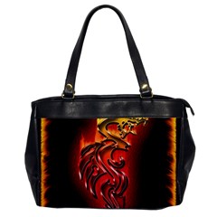 Dragon Fire Office Handbags by BangZart